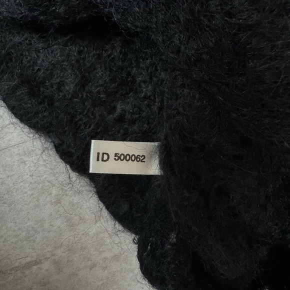 90's The LIMITED Hand Knit Black Sweater Mohair Wool Blend Elegant Chic Sz M - Picture 13 of 13